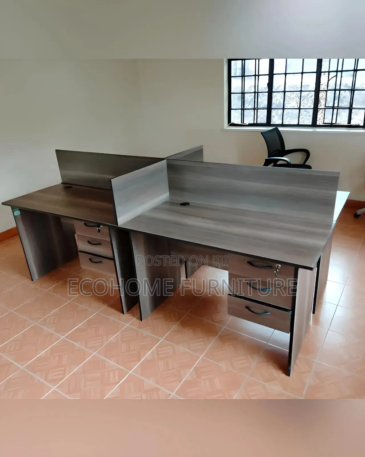 American Walnut 4 Way Work Station