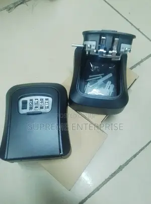 Metallic Key Lock Safe