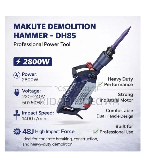 Makute Demolition Hammer Dh85 - main view