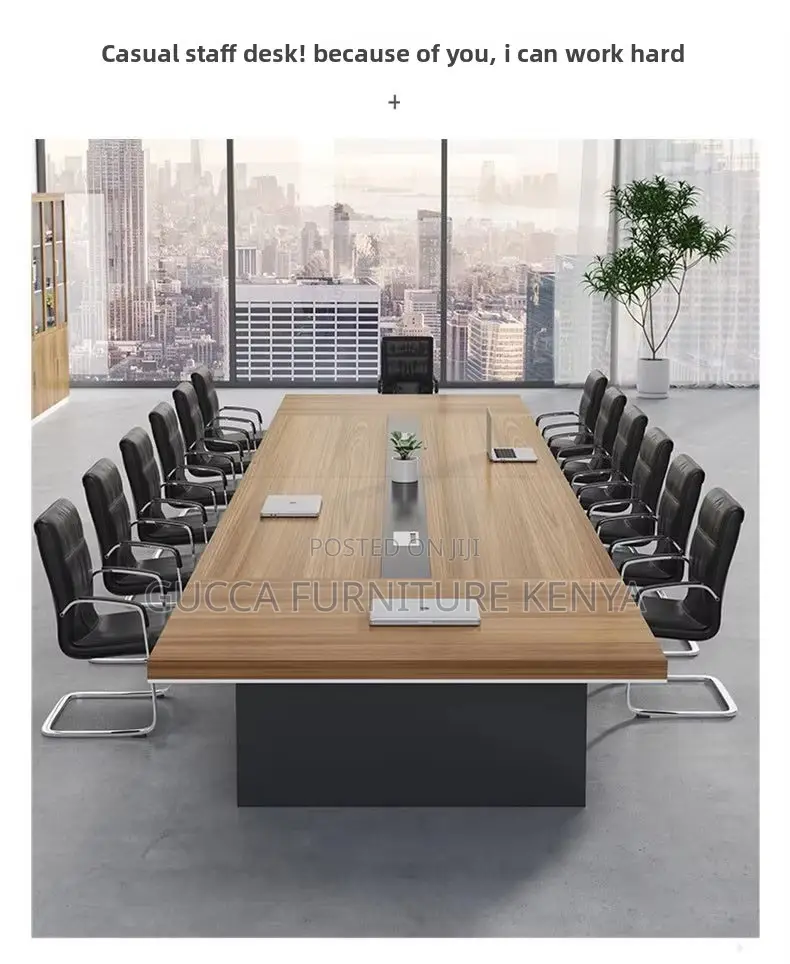 3-meters Wooden Office Conference Table