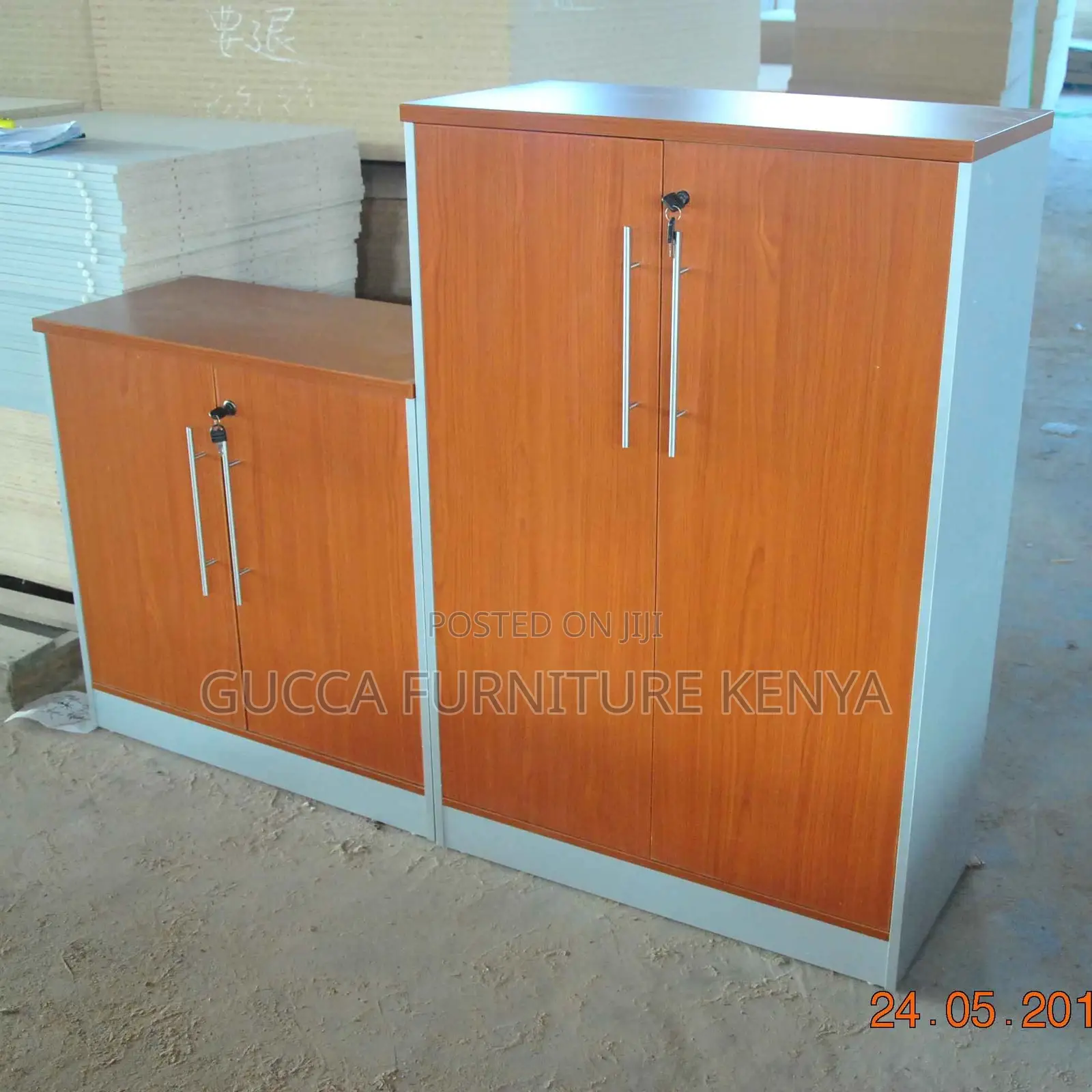 2-door Wooden Credenza Filling Cabinet