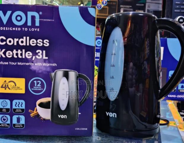 Von Cordless Kettle/3litres Kettle