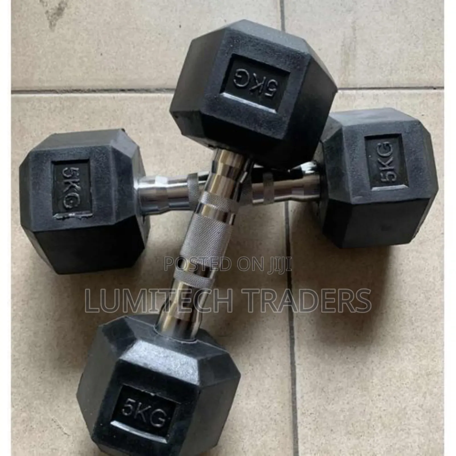 5 Kg Hexagonal Dumbbell (Single)
