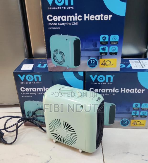 Von Vhc153mnaw Ceramic Heater/Room Heaters 1500w
