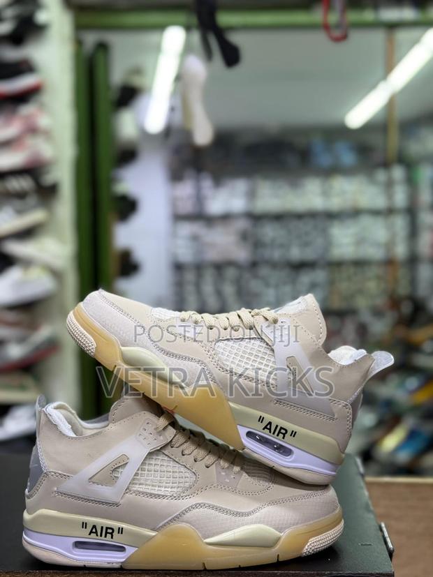 Jordan 4 Sail Sneakers – Classic Streetwear Shoes Kenya