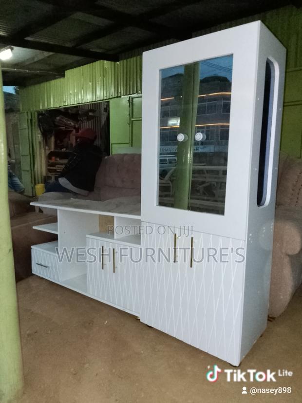 White Tv Stand - main view