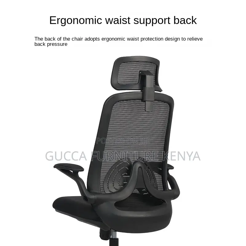 Black Ergonomic Mesh Executive Office Chair