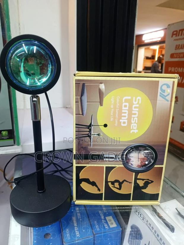 Led Sunset Lamp Rotating Head Mood Light For Home Decor - thumbnail 2