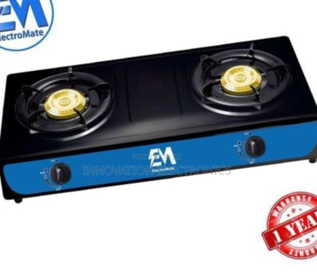 Electromate Stainless Double Burner Cooker - main view
