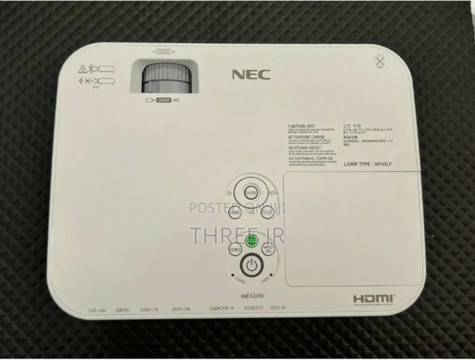 Nec Me 331w Projector With 3300lumens at 24000