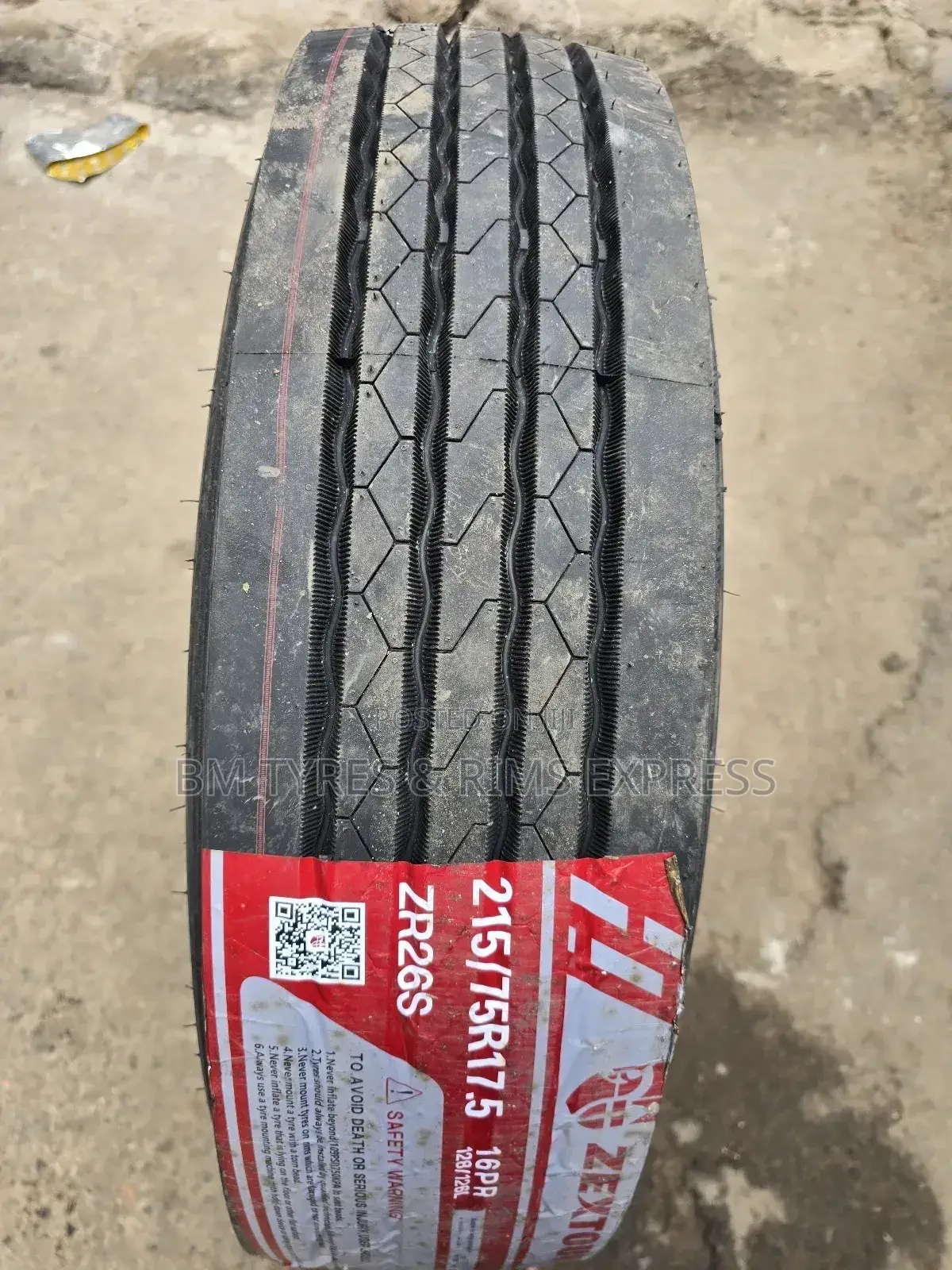 215 /75 R17. 5 Zextour Tyres (Commercial)