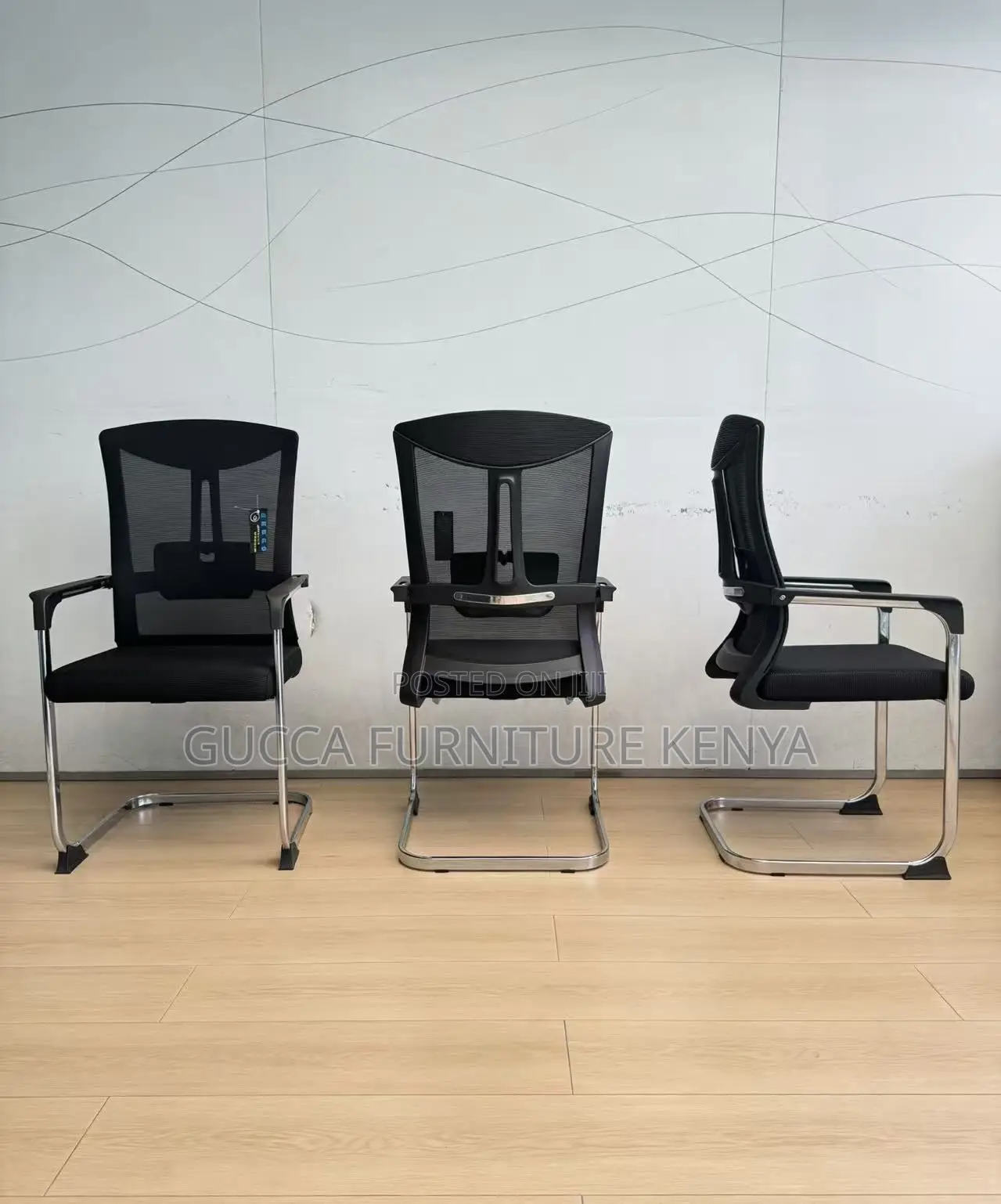 Mesh Mid-back Ergonomic Guest Office Seat