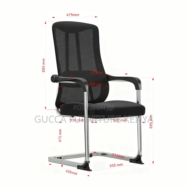 Mesh Mid-back Ergonomic Guest Office Seat