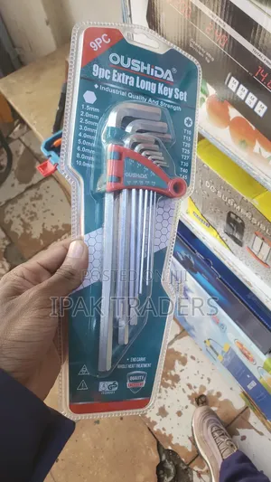 9pcs Long Arm Hex Key Set –