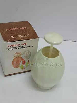 Egg-Shaped Toothpick Dispenser.