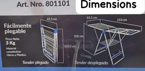 Assembled Multifunctional Outdoor Folding Drying Rack