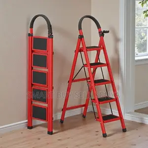 Professional Foldable Aluminum Utility Use 5 Step Ladder Stepladder