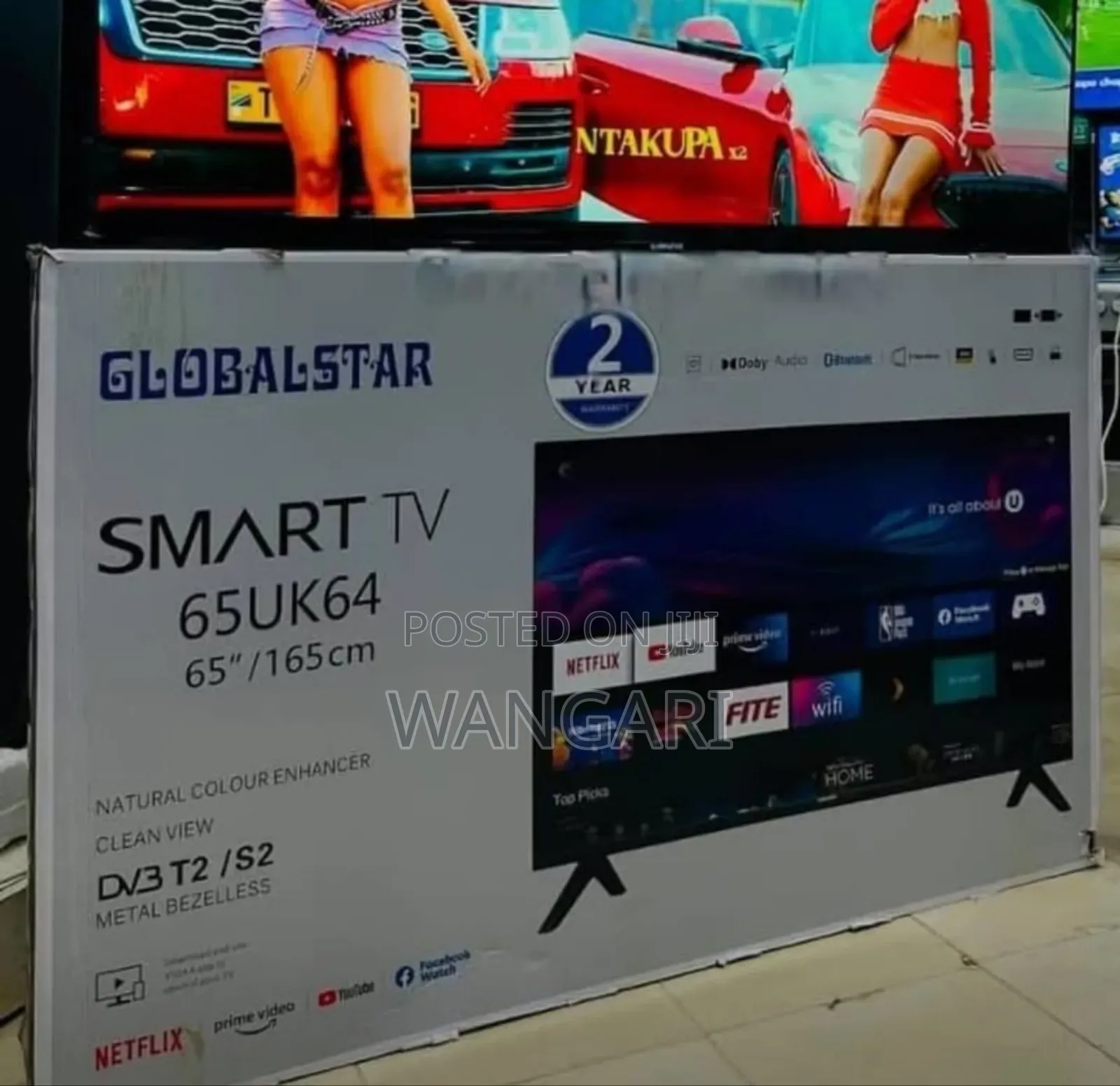 Frameless Globalstar 65 Inch Smart Tv