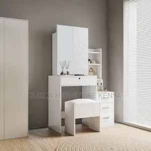 White Wooden Bedroom Dressing Table