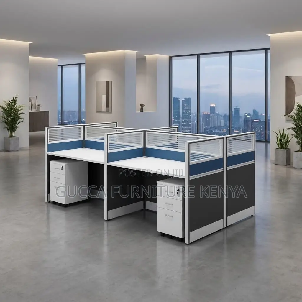 4-seater Modular Office Team Workstation