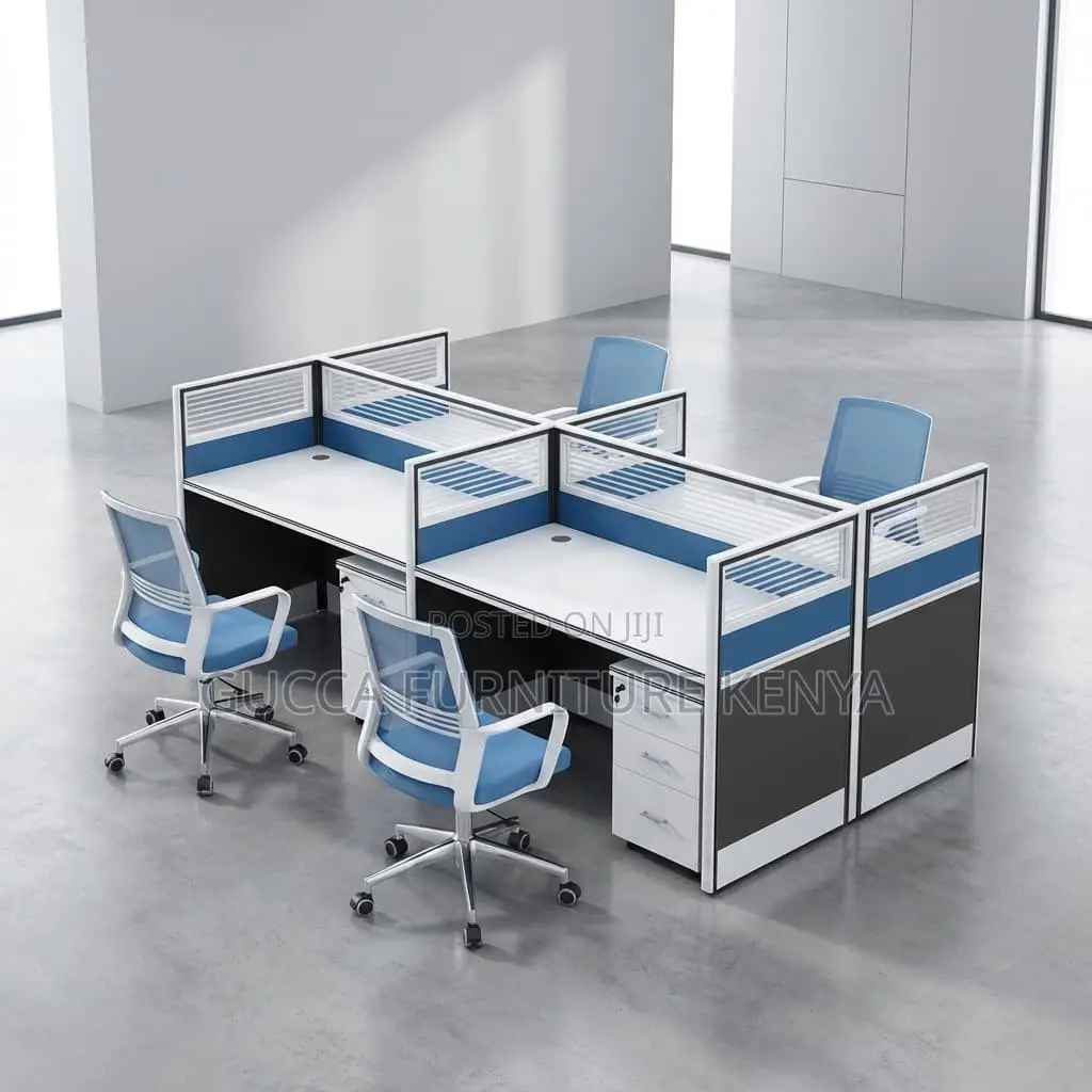 4-seater Modular Office Team Workstation