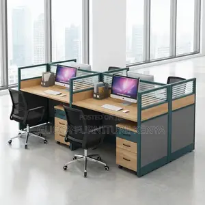 4-seater Modular Office Team Workstation