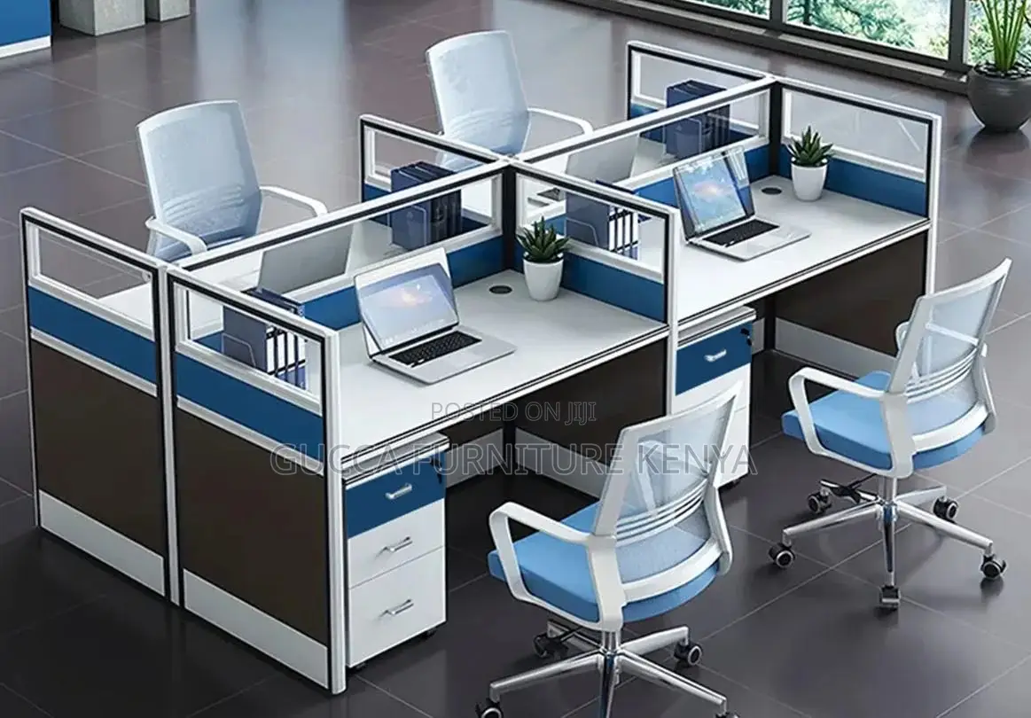 4-seater Modular Office Team Workstation