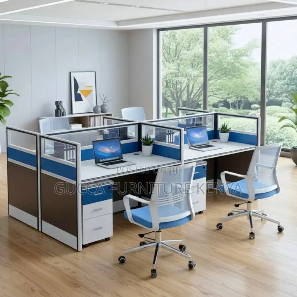 4-seater Modular Office Team Workstation