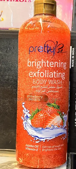 Pretty Be Strawberry Brightening Exfoliating Body Wash