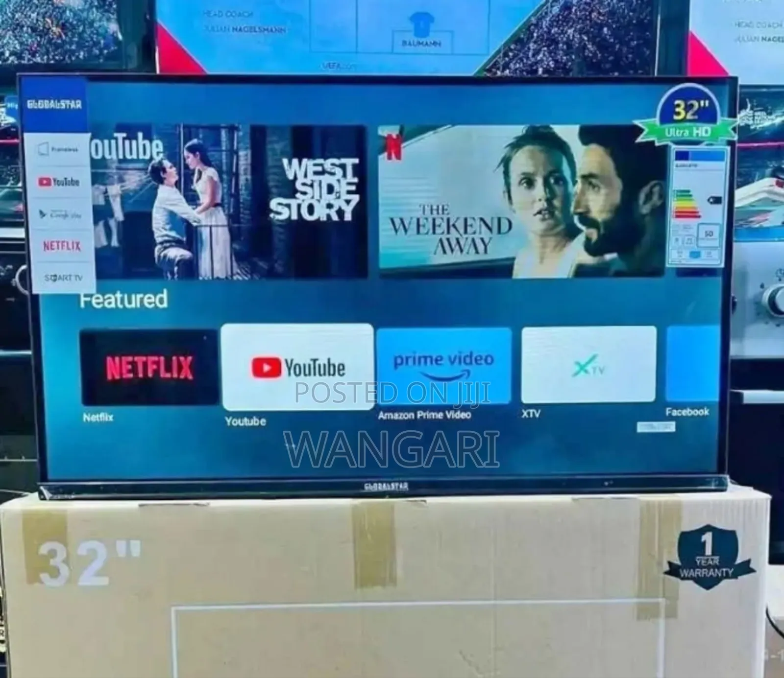 Restocked Globalstar 32 Inch Smart Tvinch Smart Tv