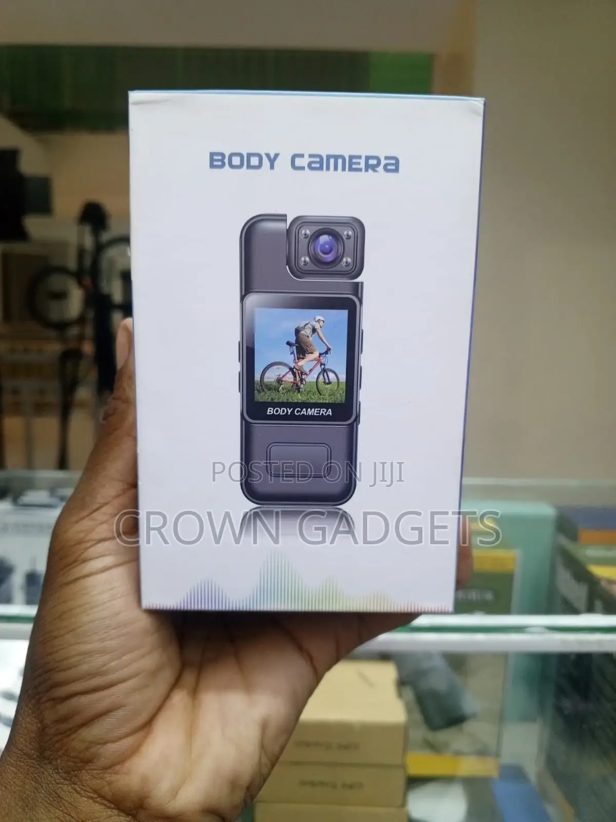 Wearable Body Cam 180° Lens Night Vision 128gb Support