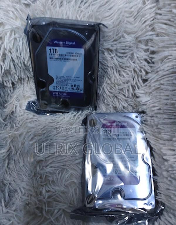 Wd Purple 1tb Hard Disk For Dvr Security Camera Recording