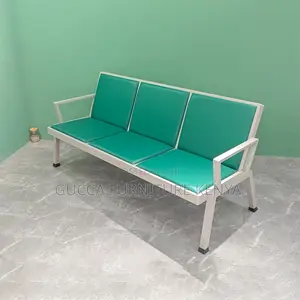 3-seater Padded Reception Waiting Bench