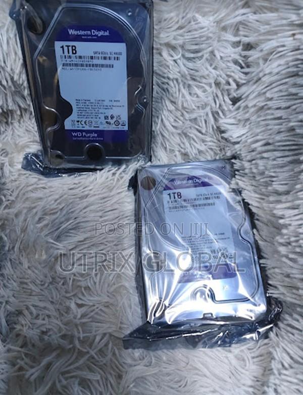 Western Digital Purple 1tb Surveillance Hard Disk For Cameras