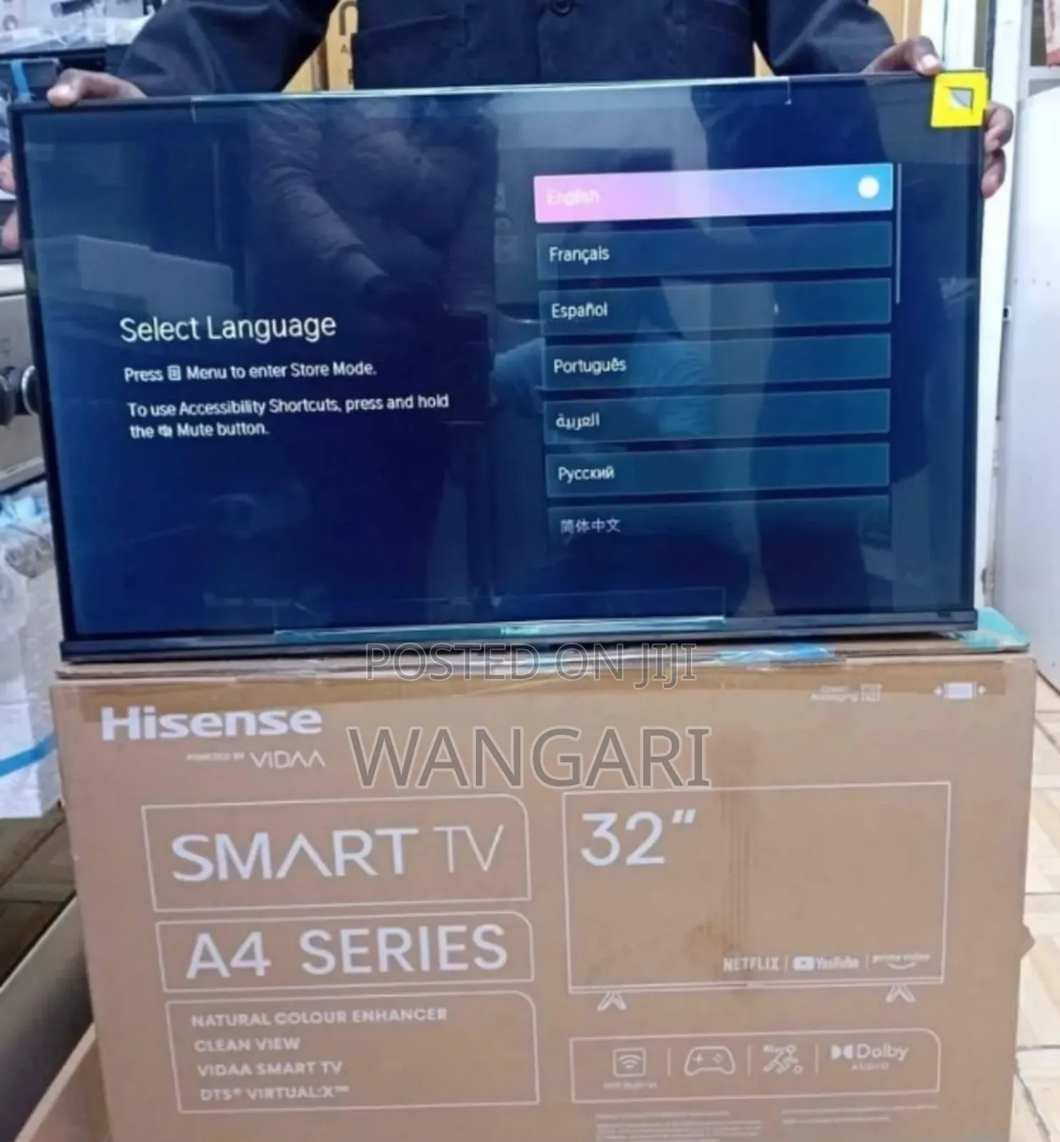 Clean View Hisense 32 Inch A4 Series Smart Tv