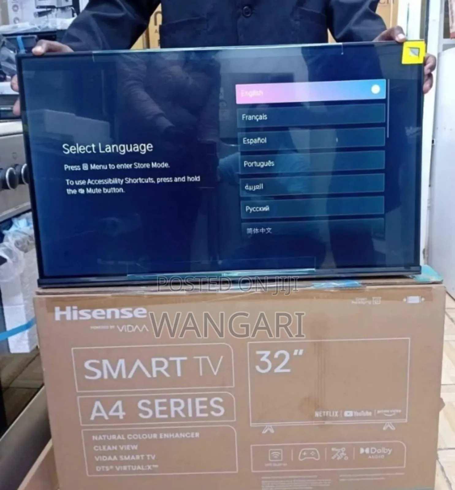 Clean View Hisense 32 Inch A4 Series Smart Tv