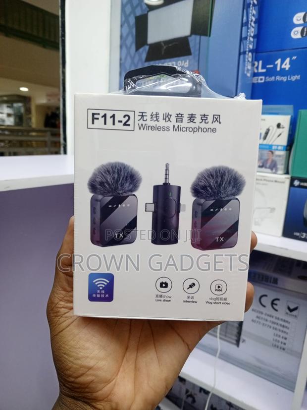 F11-2 Wireless Lavalier Mic 2 Tx 3-in-1 Receiver 50m Range - main view