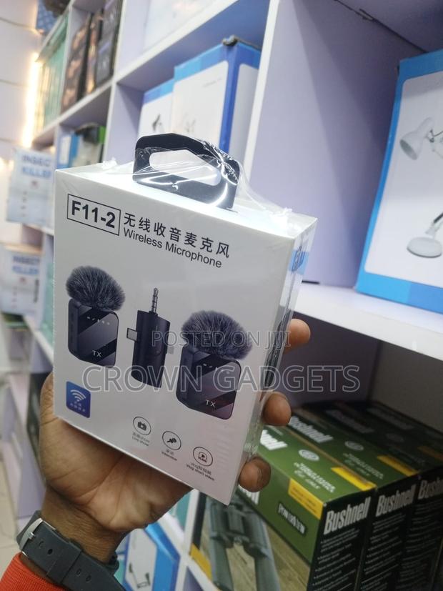 F11-2 Wireless Lavalier Mic 2 Tx 3-in-1 Receiver 50m Range - thumbnail 2