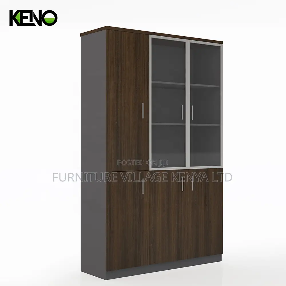 Office Cabinet; 3-door Wooden Office Storage Cabinet