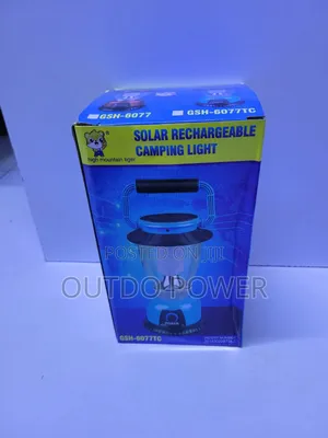 Solar Rechargeable Camping Light