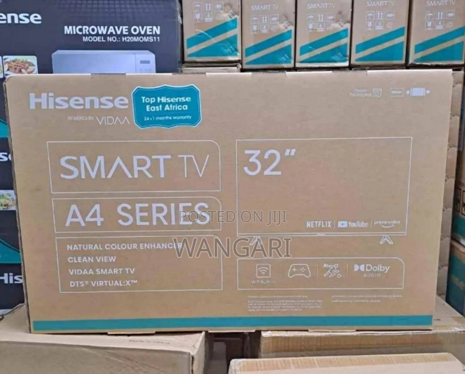 Wifi Enabled Hisense 32 Inch A4 Series Smart Tv