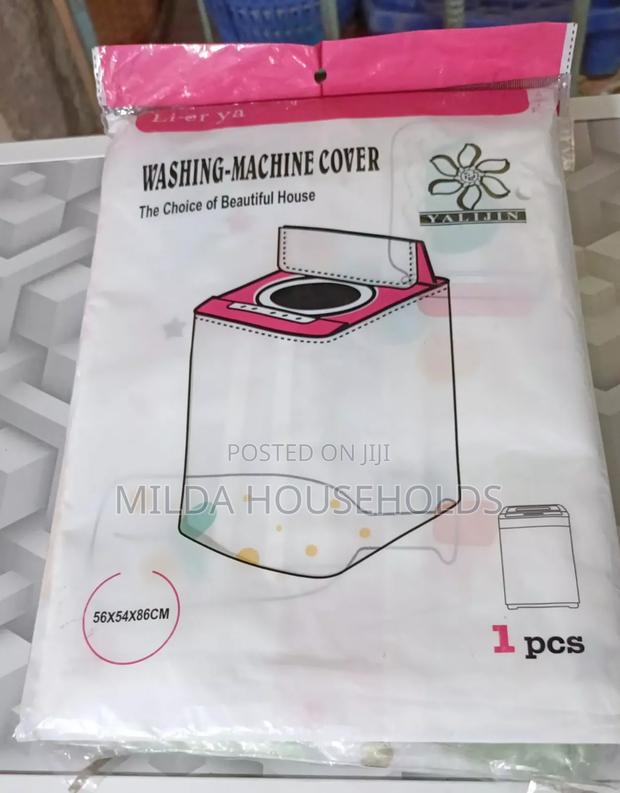 Flowered Washing Machine Cover - main view