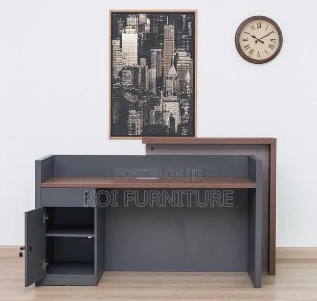Office Desk : 1.8m Modern Wooden Office Reception Desk - thumbnail 7
