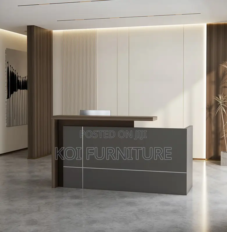 Office Desk : 1.8m Modern Wooden Office Reception Desk