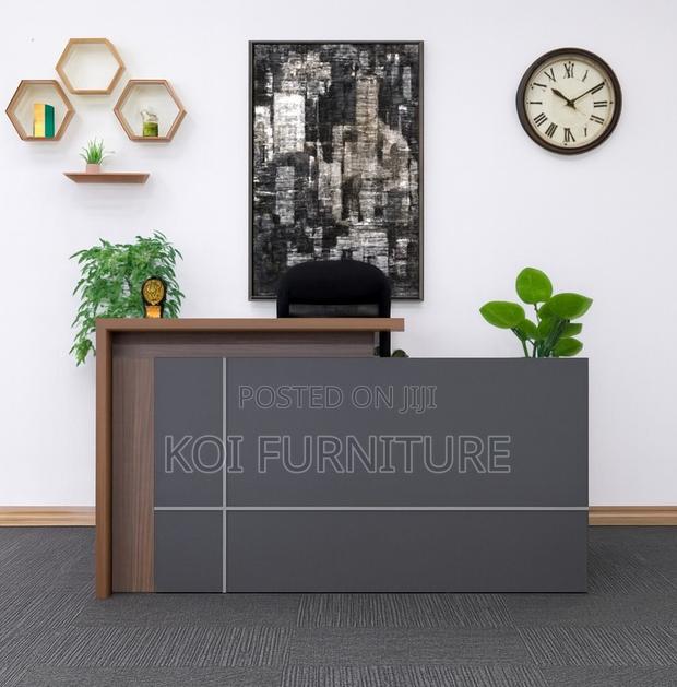 Office Desk : 1.8m Modern Wooden Office Reception Desk - thumbnail 12