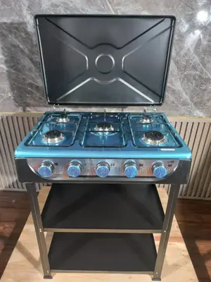 Starlux 5 Burner Standing Cooker With Shelves