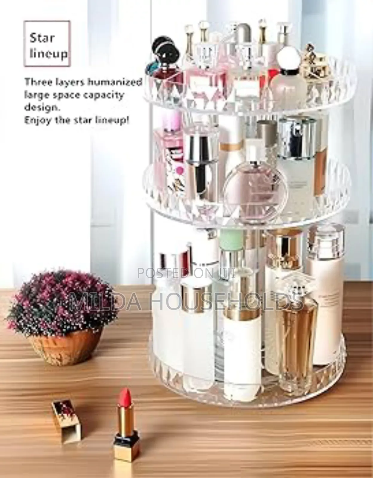 Acrylic Cosmetics Storage Box.