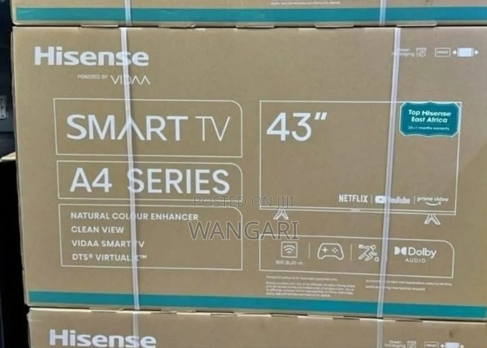 Bluetooth Enabled Hisense A4 Series Smart Tv 43 Inch