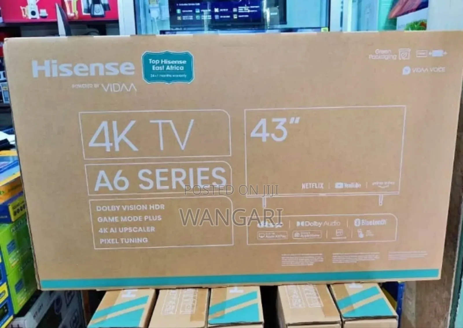 Clear Screen Resolution Hisense A6 Series Smart Tv 43 Inch