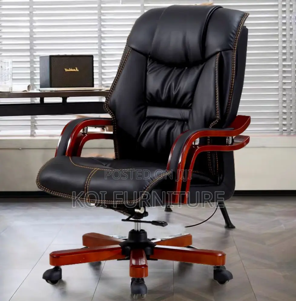 Office Chair : Leather Director's Executive Office Seat